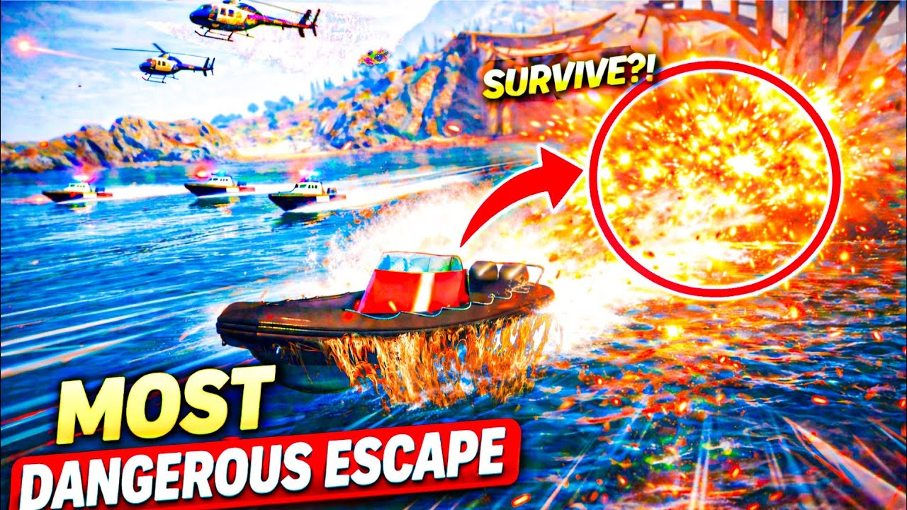 BIG ESCAPE #gta5 #grandtheftauto5gameplay #gta5hindi #gta