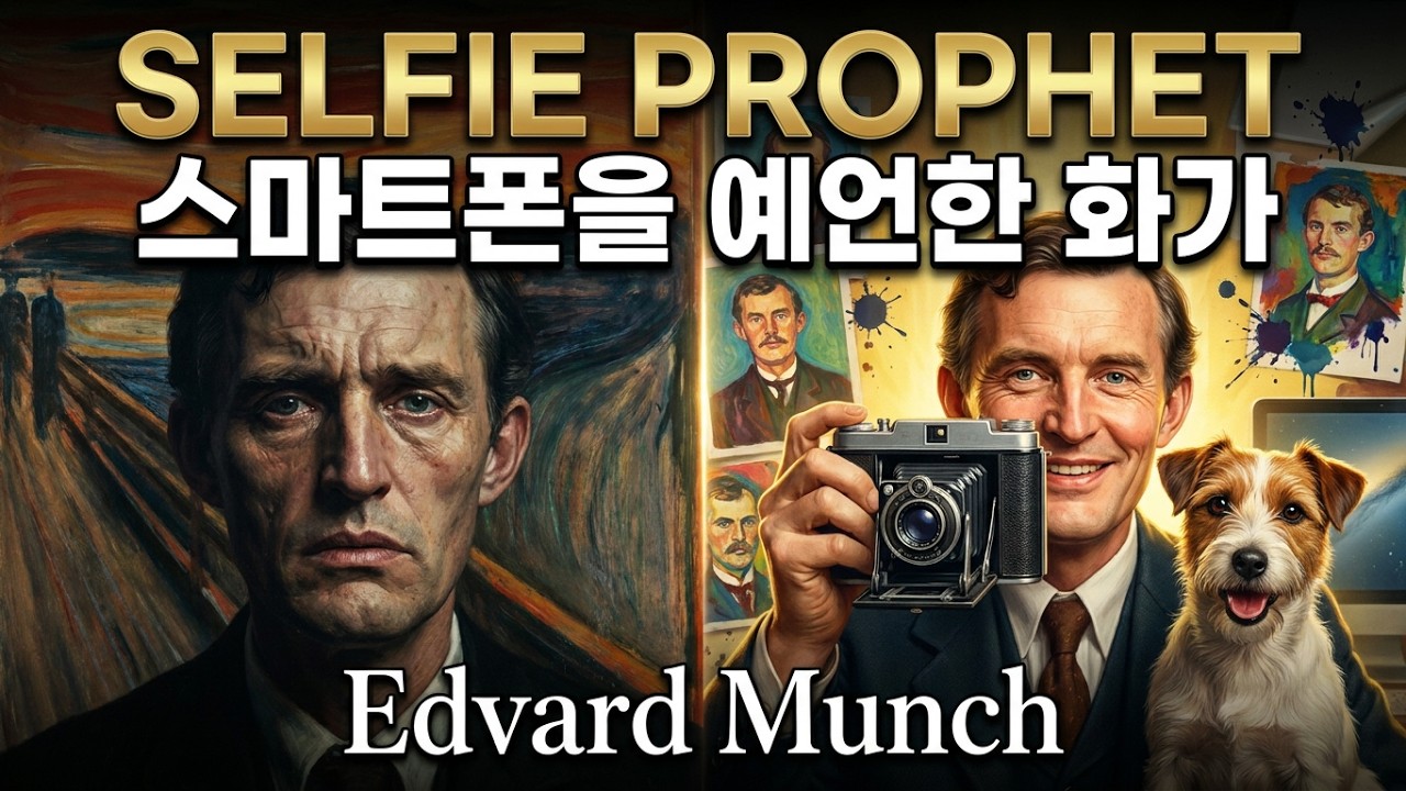 📸 100년 전 일기에 스마트폰을 예언하고 셀카에 미쳤던 화가가 있다?! ☀️ 죽음의 공포를 이겨내고 1400억의 아이콘이 된 에드바르 뭉크의 진짜 삶 🎨#art #창의미술