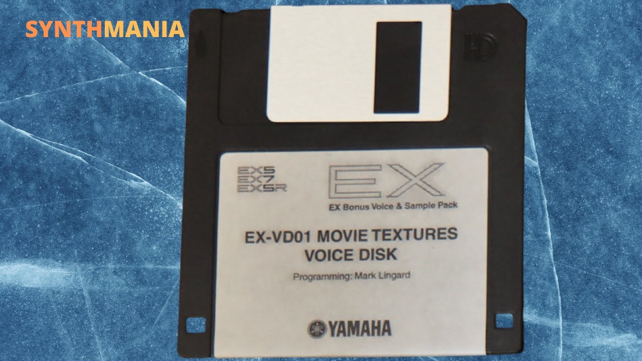 Yamaha EX-VD01 MOVIE TEXTURES VOICE DISK demos