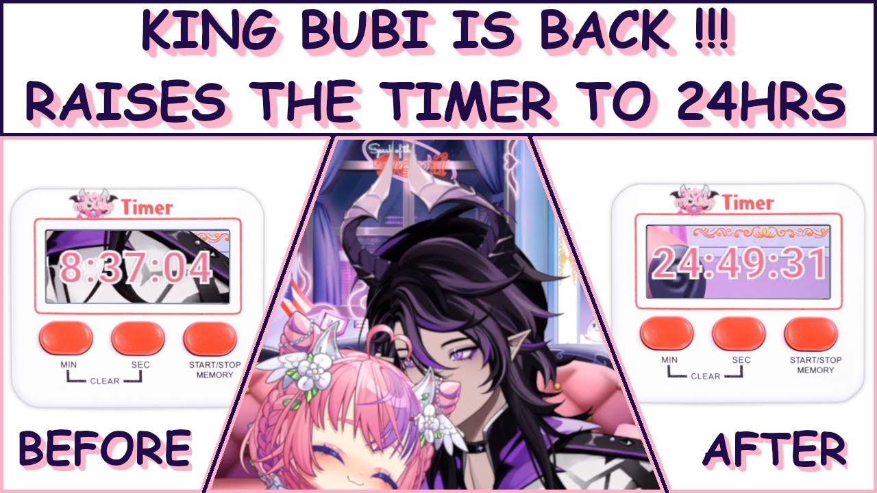 King Bubi Is Back !!! Raises The Timer To 24Hrs | Ironmouse And Bubi