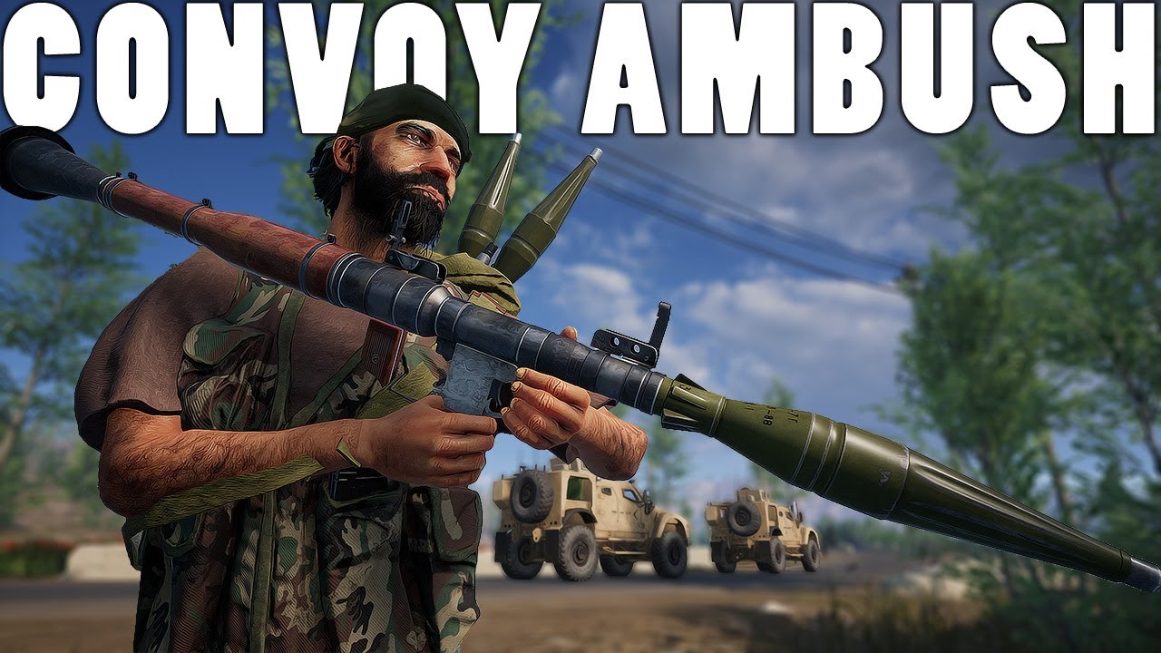 PERFECTLY EXECUTED CONVOY AMBUSH - Squad 100 Player Guerrilla Warfare