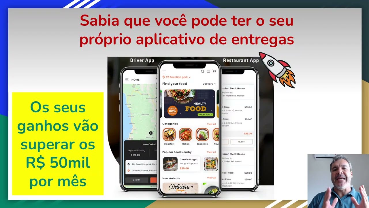 Aprenda a Lan&ccedil;ar o seu pr&oacute;prio Aplicativo de Entregas (Delivery)