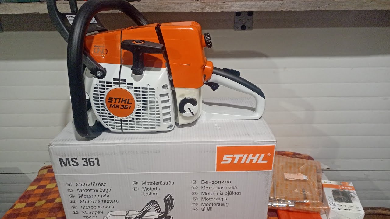 Stihl MS 361 beüzemelése verbovszki Imrének!!!