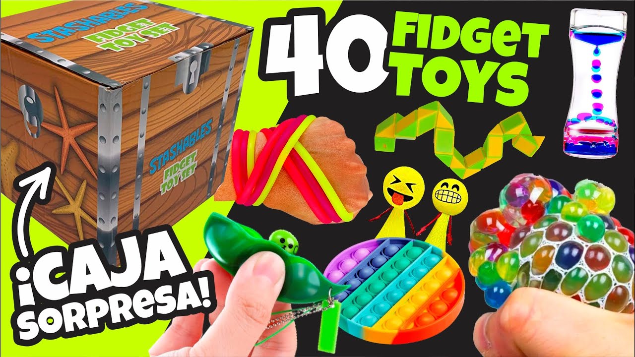¡ABRI una CAJA SORPRESA con los 40 FIDGET TOYS más RAROS de TIKTOK! ⭐ Así o más fácil