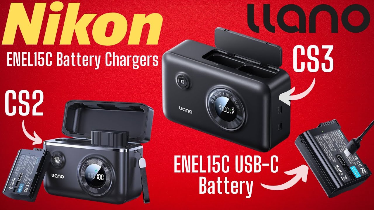 The ULTIMATE Nikon ENEL15C battery charger? Llano CS2 & CS3 Review