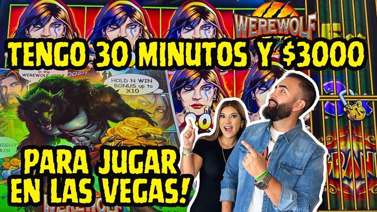 🐺 $3000 DOLARES PARA JUGAR SLOTS EN LAS VEGAS Y ESTO PASÓ