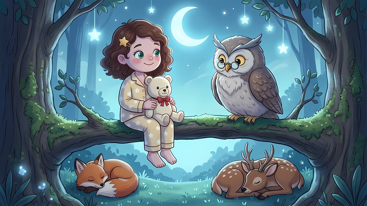 The Owl's Goodnight 🦉 Forest Lullaby for Babies | Dreamlet Music