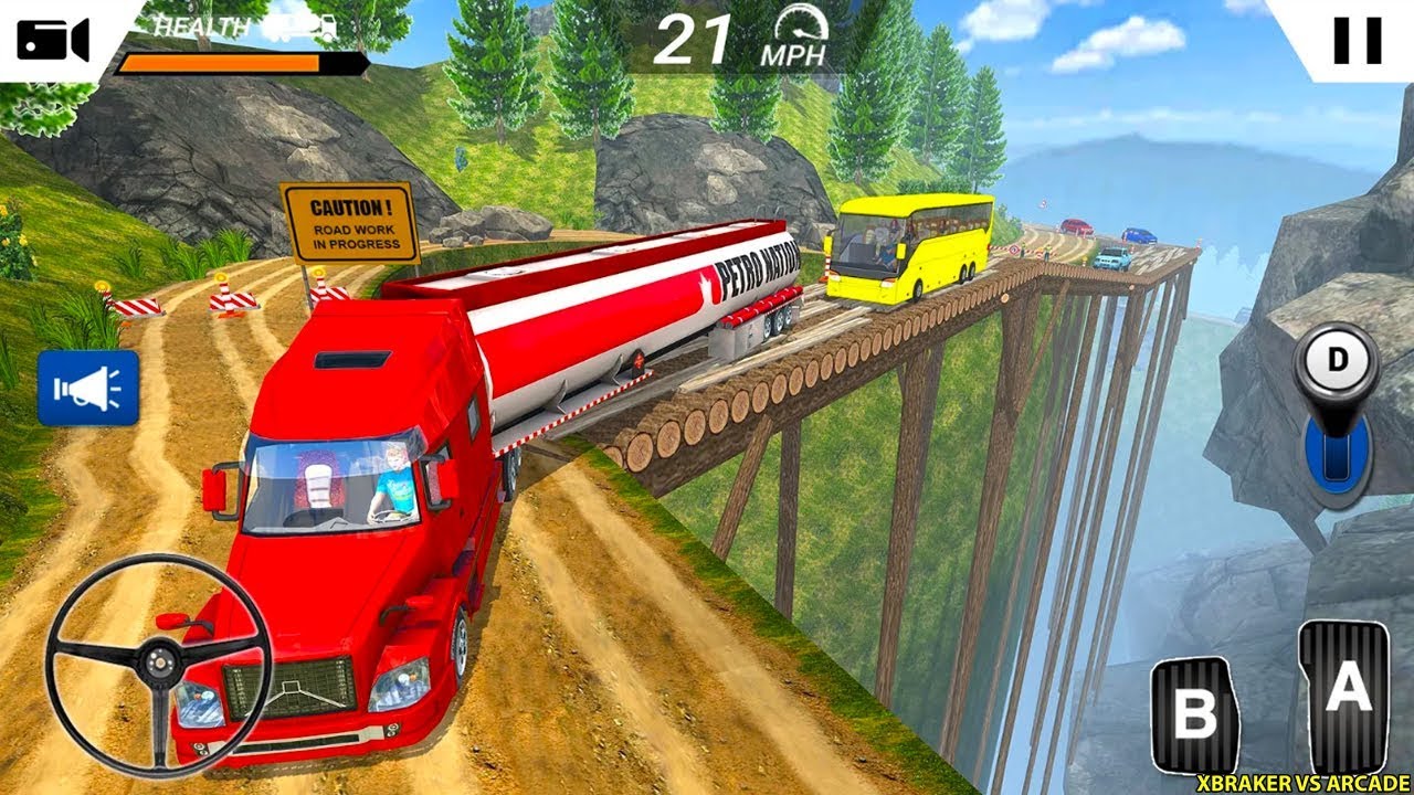 Offroad Oil Tanker Transport Truck Simulator 2019 #2- New Truck Unlocked - Android Gameplay