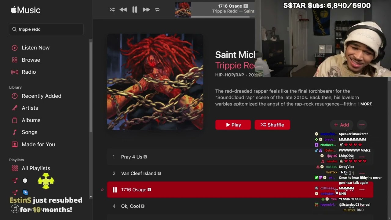 PlaqueBoyMax Reacts To Saint Michael - Trippie Redd