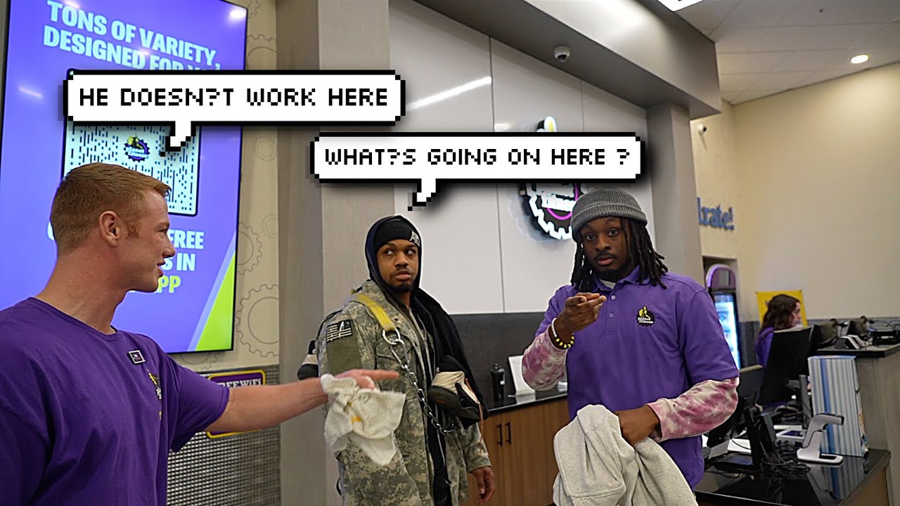 Fake Planet Fitness Employee Prank