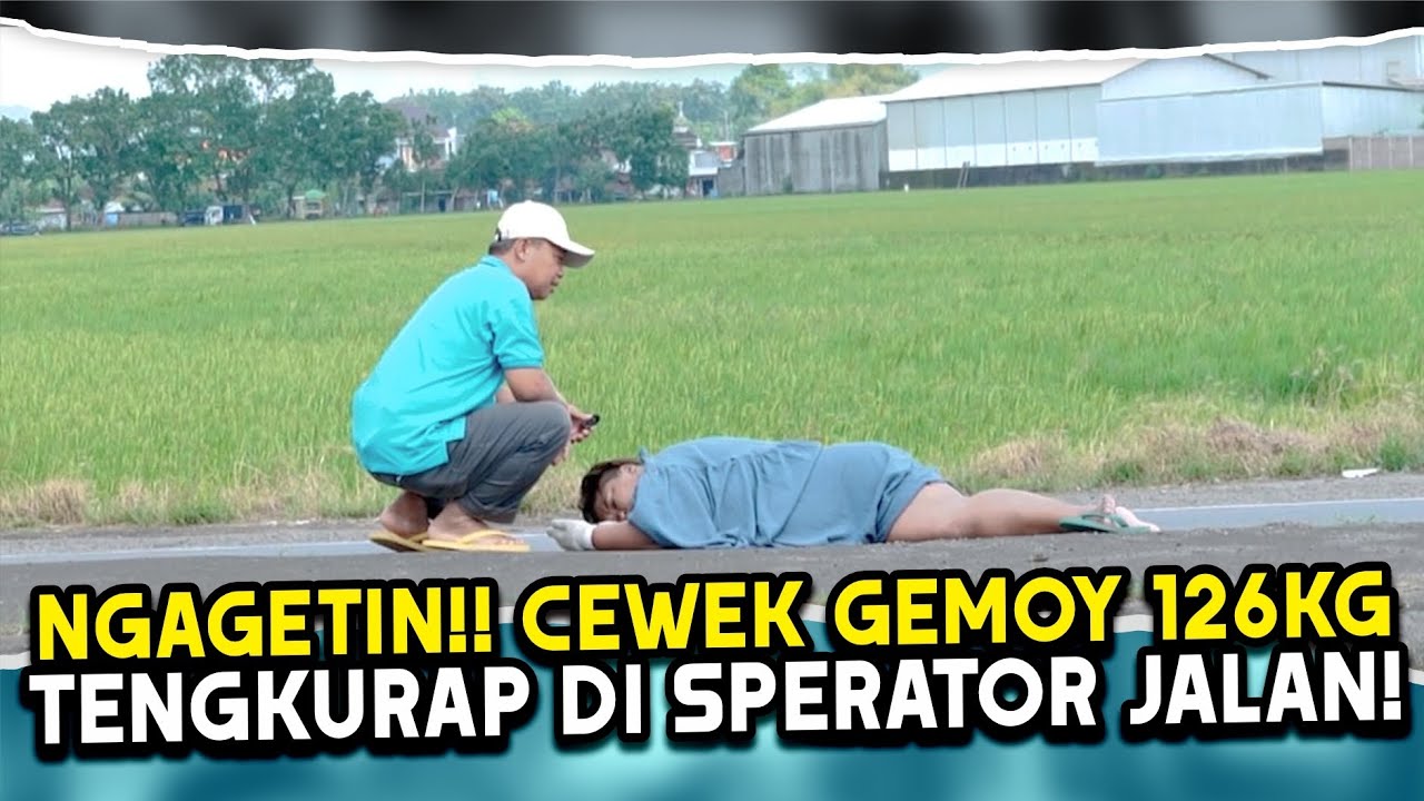 NGERIIII BOSSSSS ❗️😱❓️CEWEK NDUT TIDUR DITENGAH JALAN