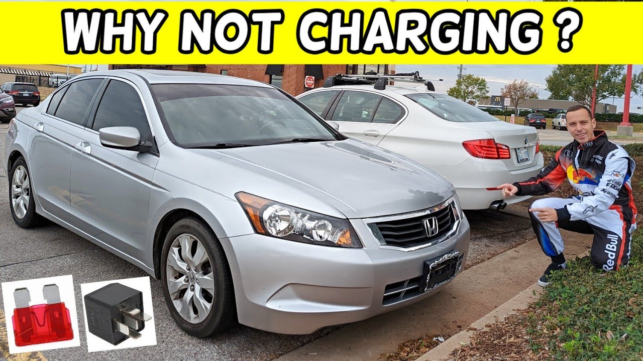 HONDA ACCORD НЕ ЗАРЯЖАЕТ АККУМУЛЯТОР, ГЕНЕРАТОР НЕ ЗАРЯЖАЕТ 2008 2009 2010 2011 2012