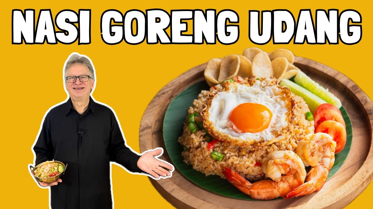 Hoe maak je Indische Nasi Goreng Udang? (gebakken rijst met garnalen recept)