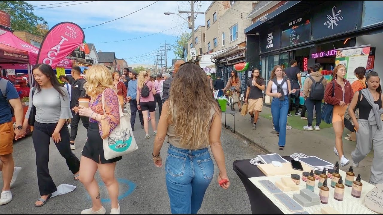 Toronto Canada 4K Walking Tour - Weekend at Kensington Market | Canada Travel vlog
