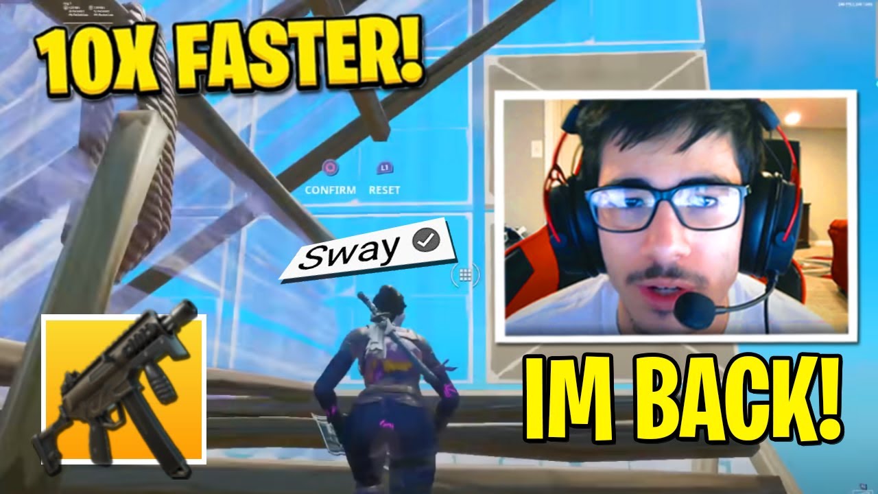 Sway Shows His MAXIMUM EDITING SPEED & GOD-LIKE Aim After MONTH OFF STREAM!