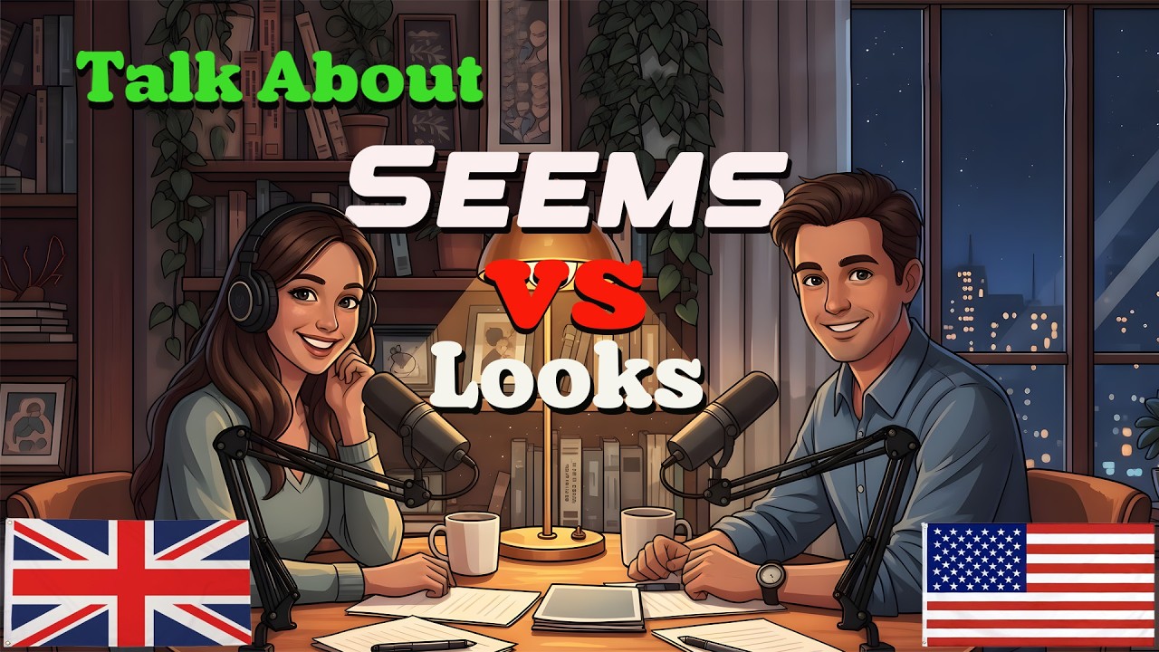 Learn English with Real Conversations Podcast | How to Use “Seems” vs “Looks” in English