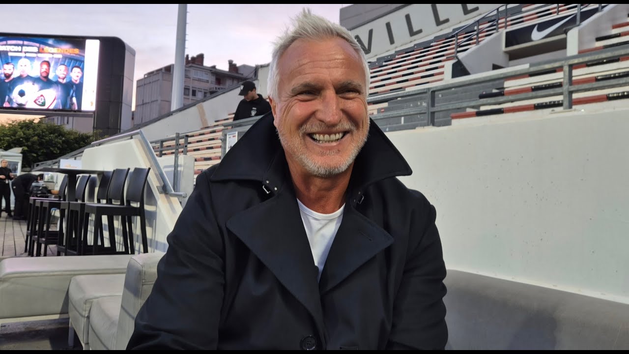 ITW DAVID GINOLA qui nous parle de son Sporting Club de Toulon