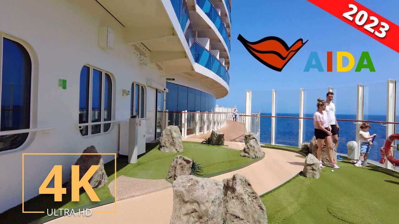 AIDAnova | Full Cruise Ship Tour | Cabin, Outdoor Decks & Restaurants | AIDA onboard Walk 2023