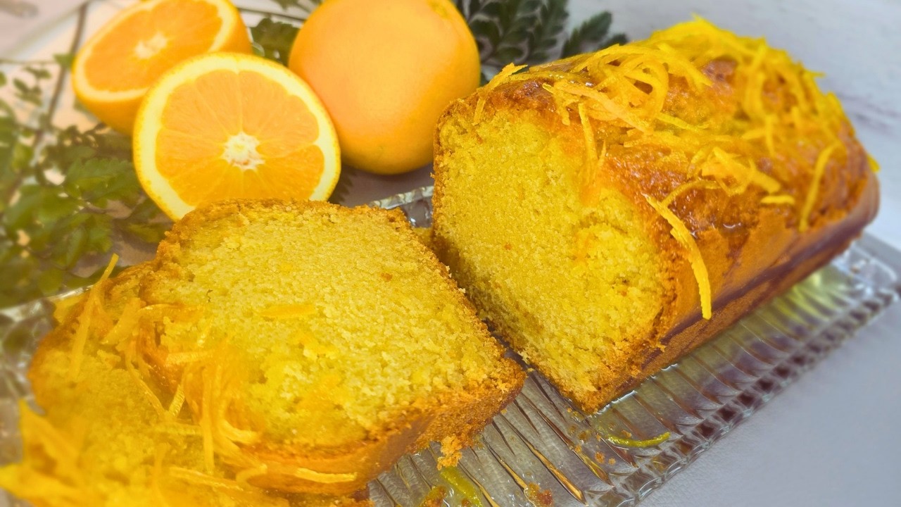 Веганский апельсиновый пирог 🍊
