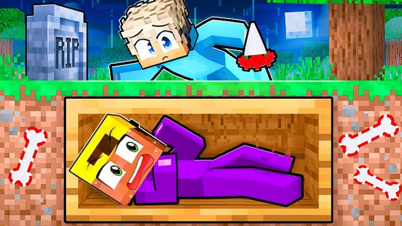 Odi gets BURIED ALIVE in Minecraft!
