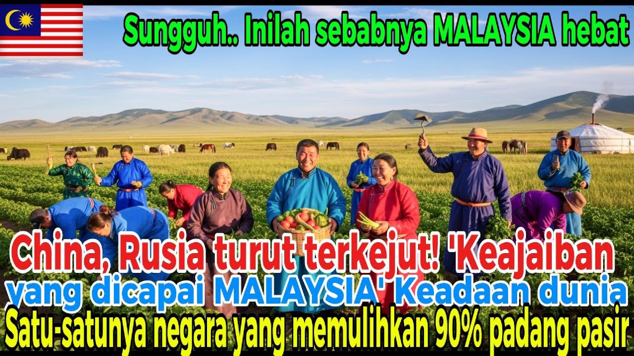 “Malaysia menyelamatkan wilayah yang ditinggalkan China dan Rusia. Dunia terkejut.”