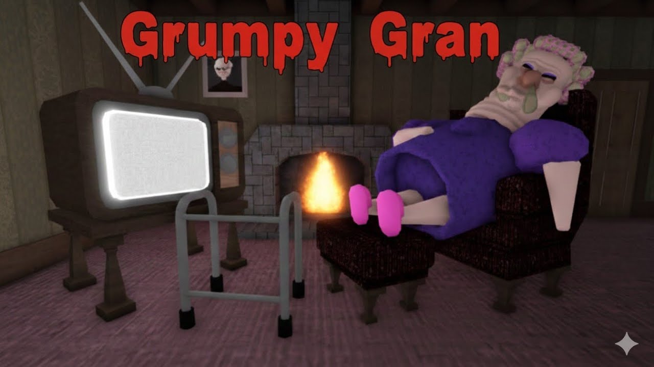 I PLAYED GRUMPY GRAN ON ROBLOX!!!