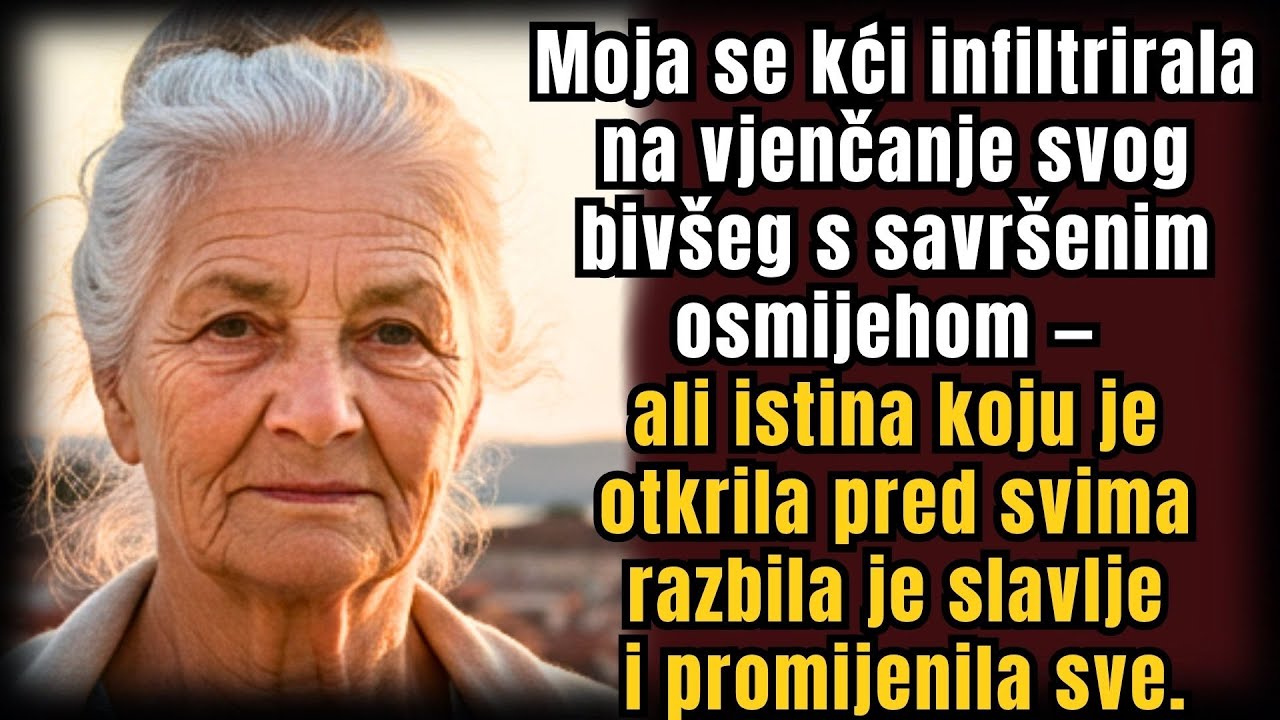 Kći se pojavila na vjenčanju bivšeg s osmijehom — ali ono što je otkrila sve je promijenilo
