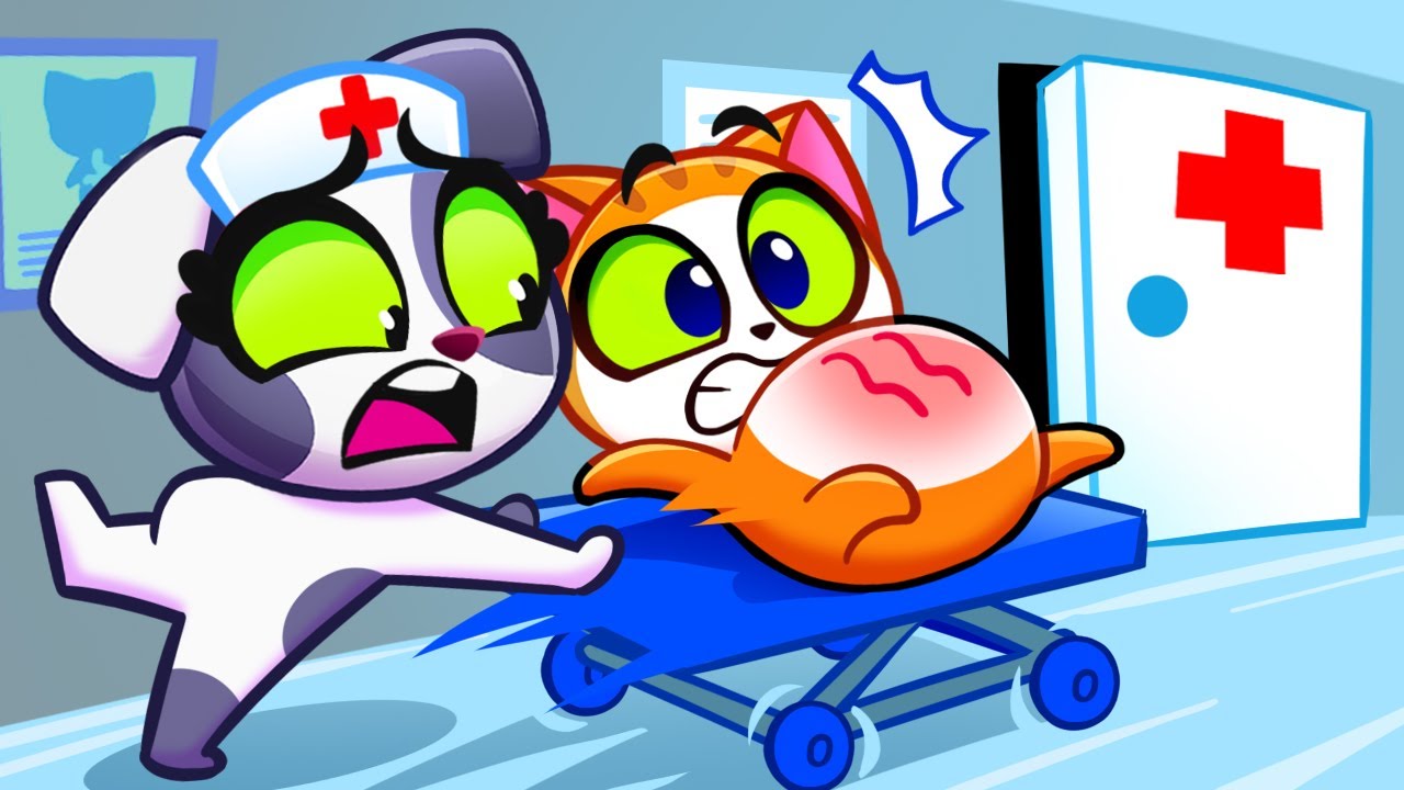 No, No, Don't Overeat! 🍕🍩 Healthy Habits for Toddlers 🌟 Kitty Cartoons For Toddlers