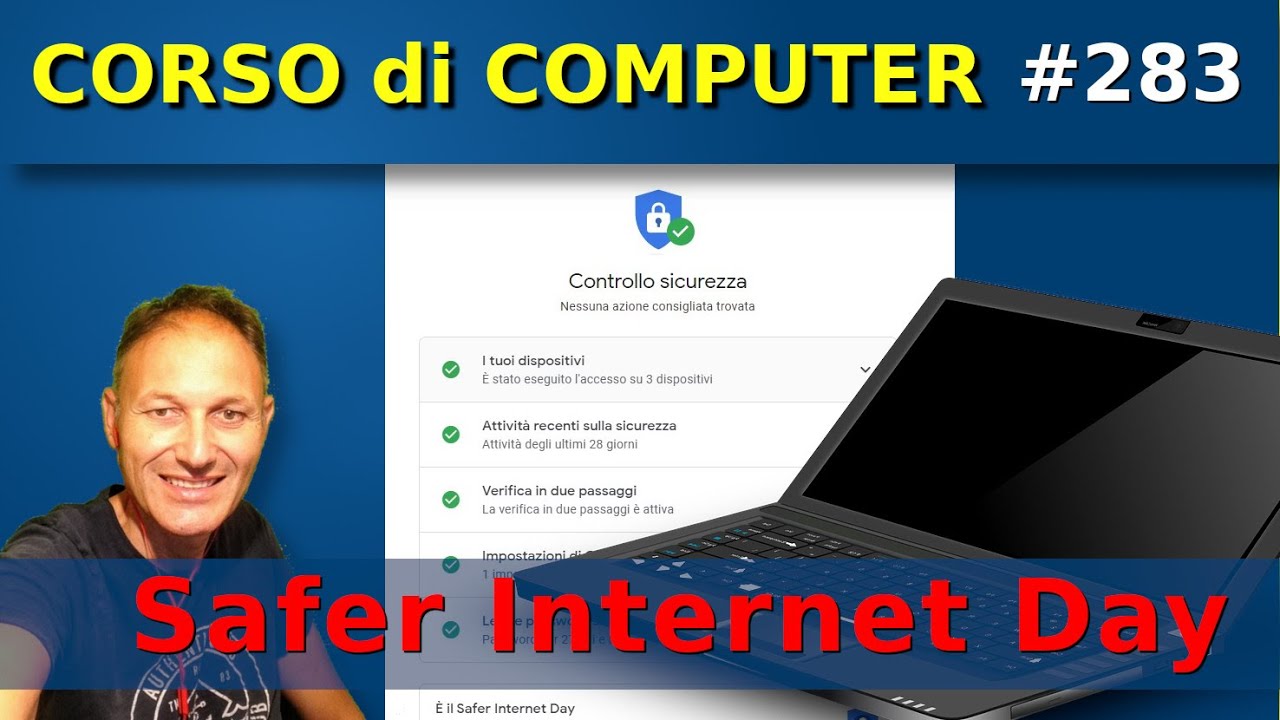 283 Safer Internet Day verifichiamo la sicurezza degli account | Daniele Castelletti | AssMaggiolina