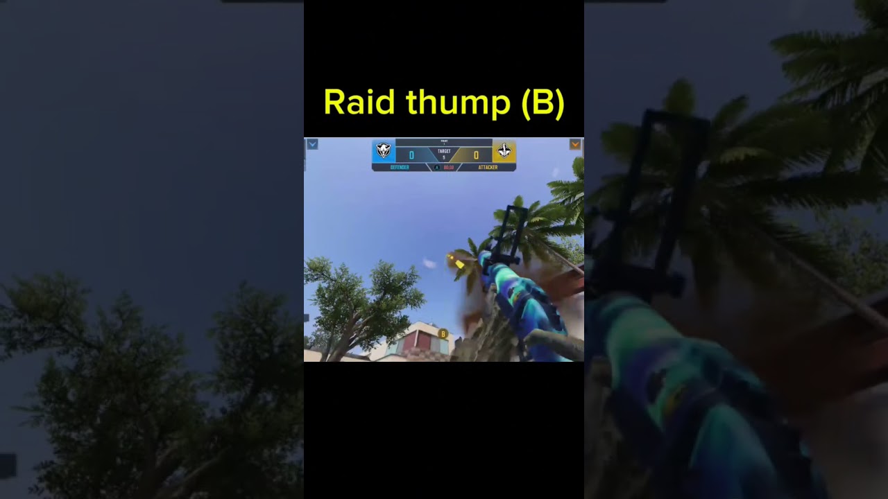 Raid rare thumper (B) bomb spot #codm #callofduty #codmobile #cod