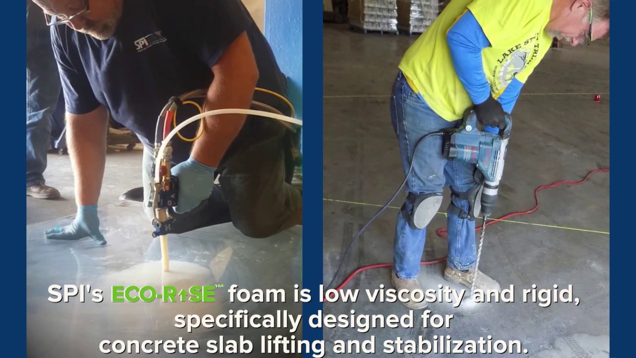 Slab Lifting with SPI's ECO-RISE Polyurethane Foam