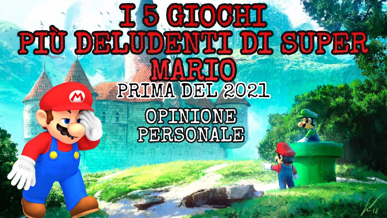 Classifica: I 5 Giochi più Deludenti di Super Mario prima del 2021