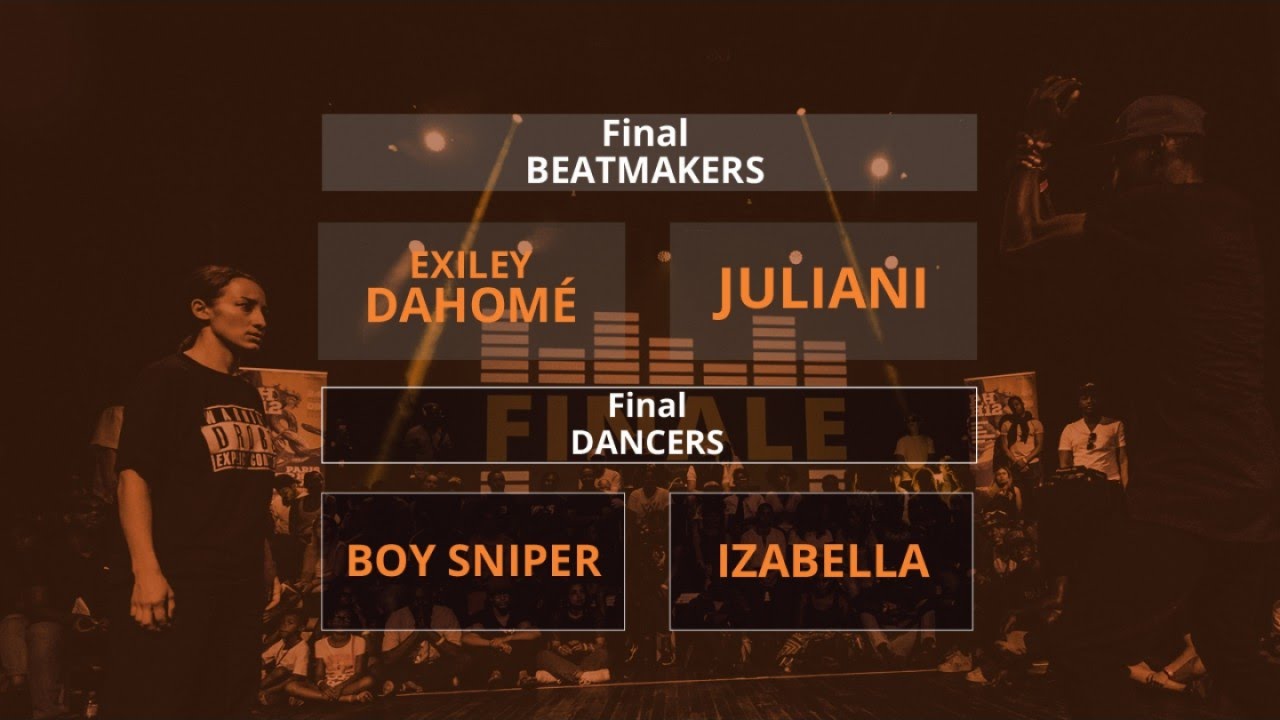 Beatdance Contest 2017 - final Battle - (Boy Sniper vs Izabella - Exiley Dahomé vs Juliani)