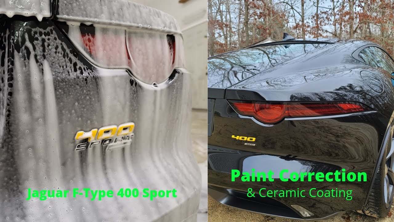 Paint Correction & Ceramic Coating on this beautiful Jaguar F-Type 400 Sport!!!
