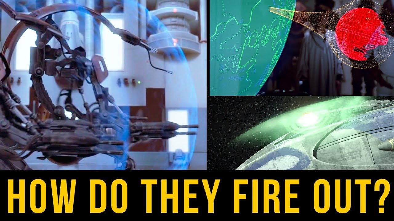How Star Wars Droids & Ships Fire OUT Of Their Shields (Deep Lore)