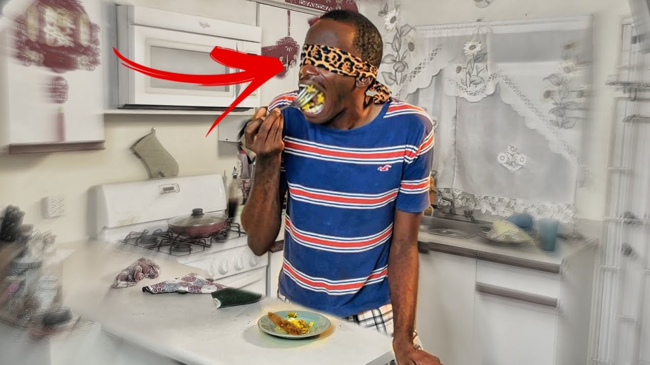 I Tried Cooking Blindfolded… What Could Possibly Go Wrong? | cooking chaos