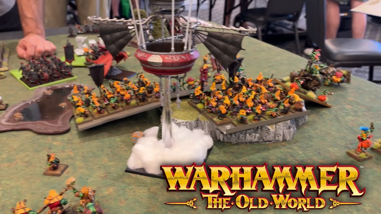 Отчет о сражении в Warhammer: Старый Свет. Нефритовый флот Катая против орков и гоблинов, 2000 оч...