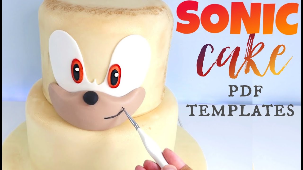 Sonic The Hedgehog Cake Tutorial |SUPER SONIC | EASY