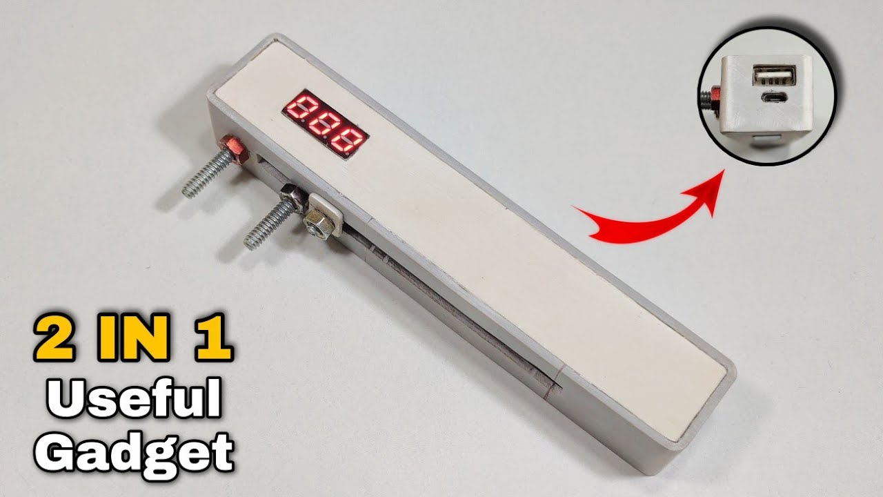 How To Make Battery Voltage Tester At Home | DIY Power Bank | Battery Voltage Checker