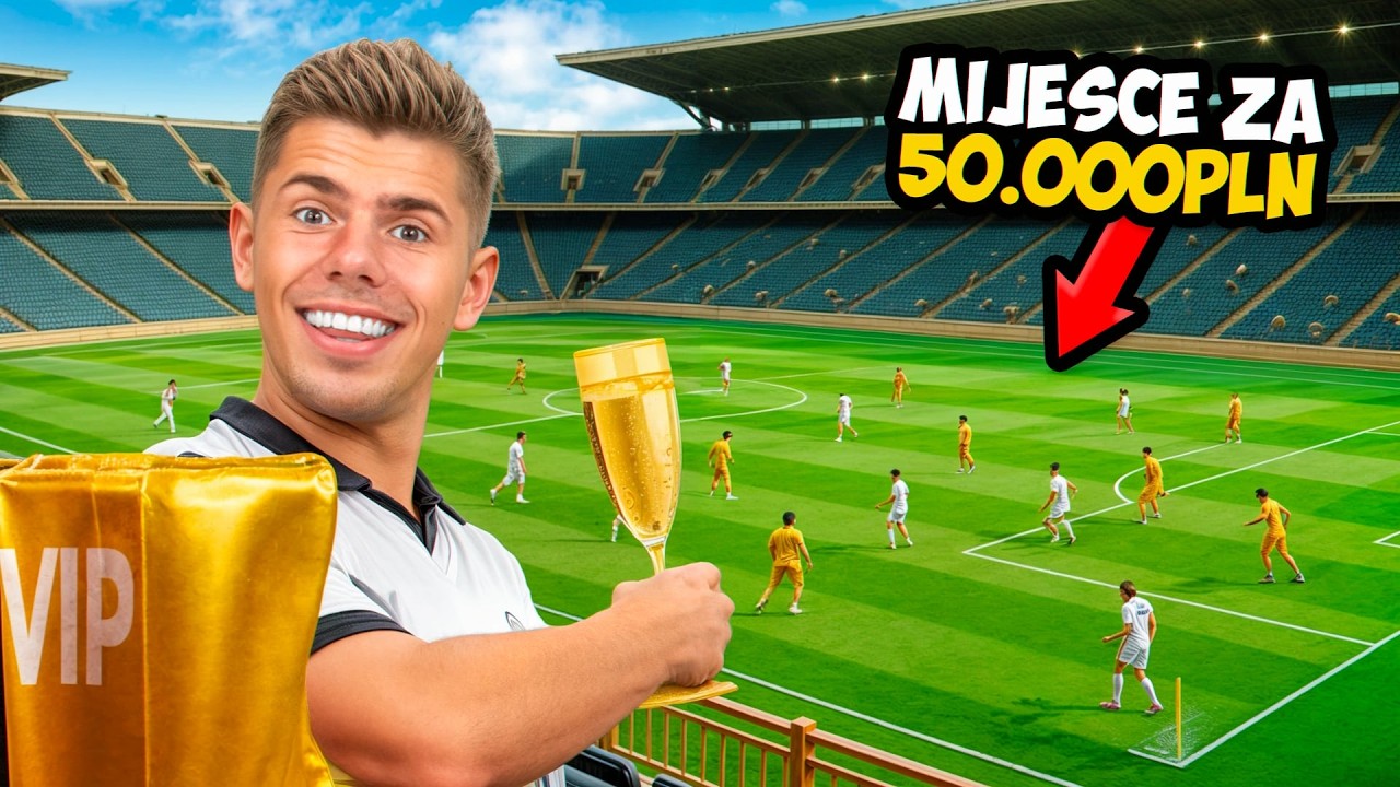 DOSTAŁEM BILET VIP za 50 000 ZŁ na FINAŁ LIGI MISTRZ&Oacute;W 🔥