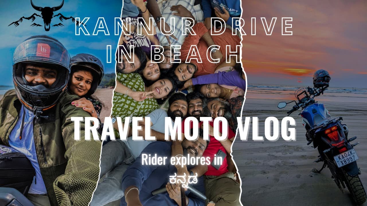 Six bikes. One beach. Endless memories. 🏍️🌊 | Kannur Drive-In Beach Ride”