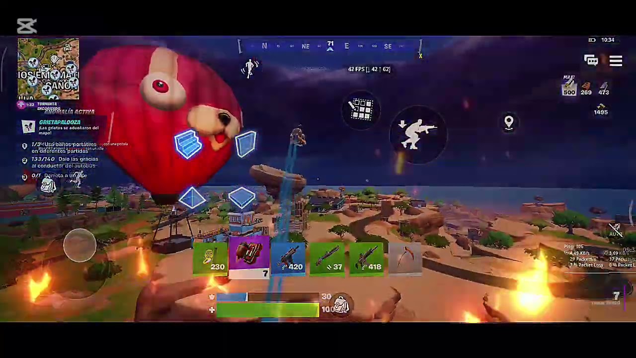 Después de tanto tiempo ( fortnite Mobile) con construcción 
