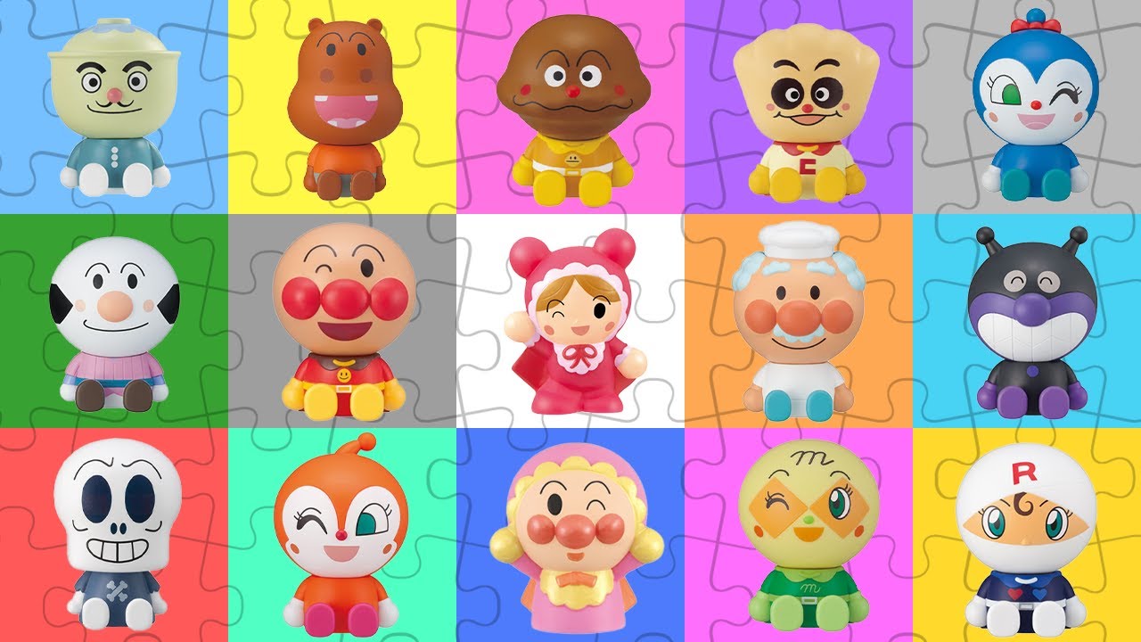 パズルでアンパンマン🌈かわいい人形パズル🌈おもちゃ アニメ 童謡 知育 赤ちゃん喜ぶ 幼児向け 教育 クイズ🌈