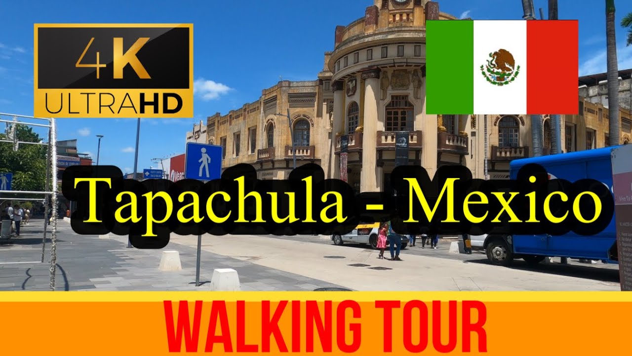 🇲🇽【4K 60fps】Tapachula  Walking Tour - Mexico