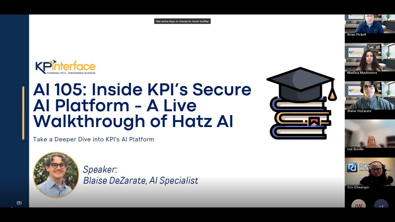KPI University - AI 105: Inside KPI’s Secure AI Platform - A Live Walkthrough of Hatz AI