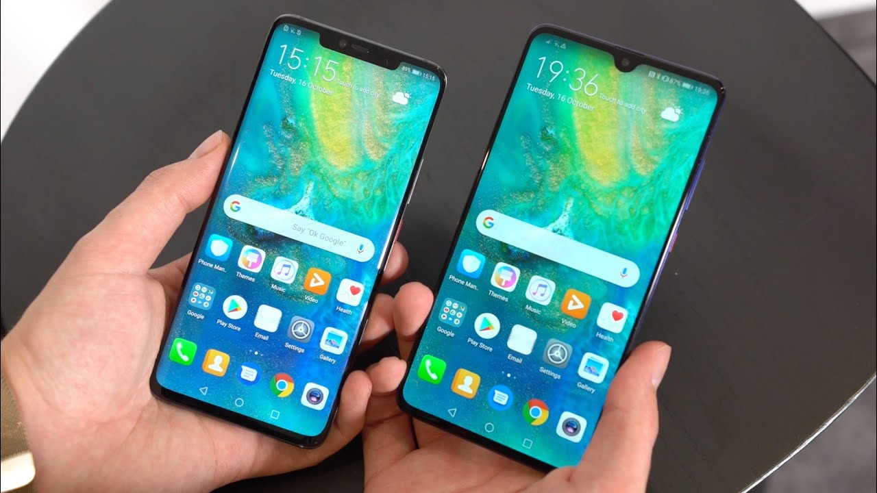 Huawei Mate 20 Pro & Mate 20: Erster Eindruck, Vergleich & Hands On | deutsch