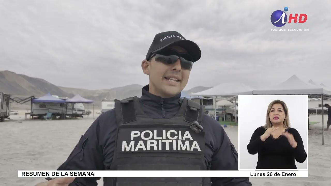 Casas rodantes se “tomaron” playa Ike-Ike (26.01.2026)