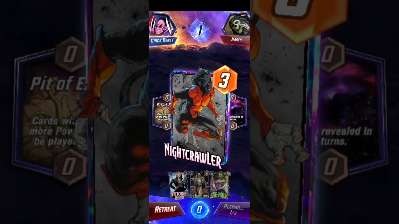 Marvel Snap: Testing Gambit, Horseman Of Death for a few games.