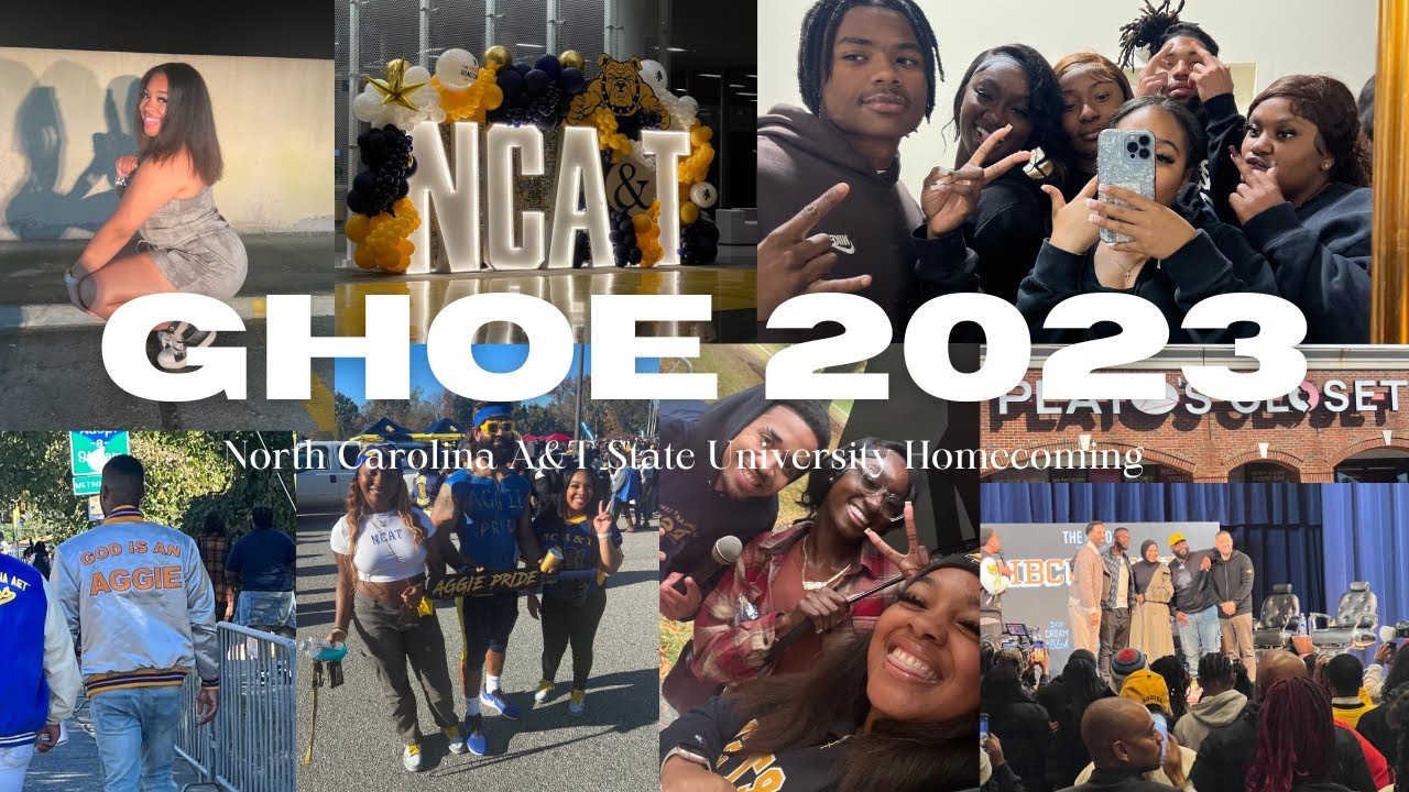 NCAT GHOE 2023 VLOG | parties, ncat football game, summer walker + lil durk concert, and more
