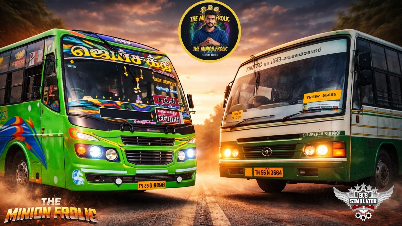 TN Bus DJ Songs Vibe | Bus Simulator Indonesia | Tamil Live Streaming